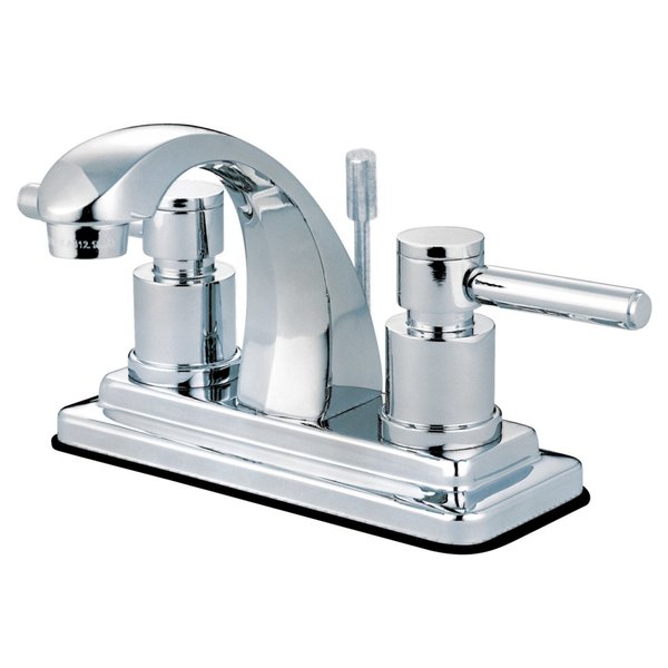 Kingston Brass KS4641DL 4" Centerset Bathroom Faucet, Polished Chrome KS4641DL